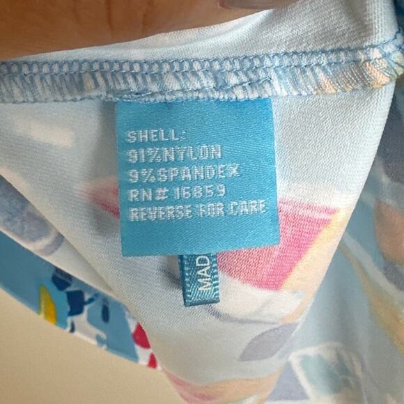 J.McLaughlin Women's Catalina Cloth Wavesong Watercolor Sailboat Top,Size S,EUC - Picture 5 of 8